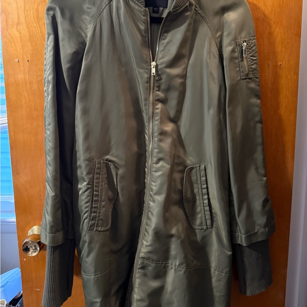 Guess Olive Green Bomber Jacket